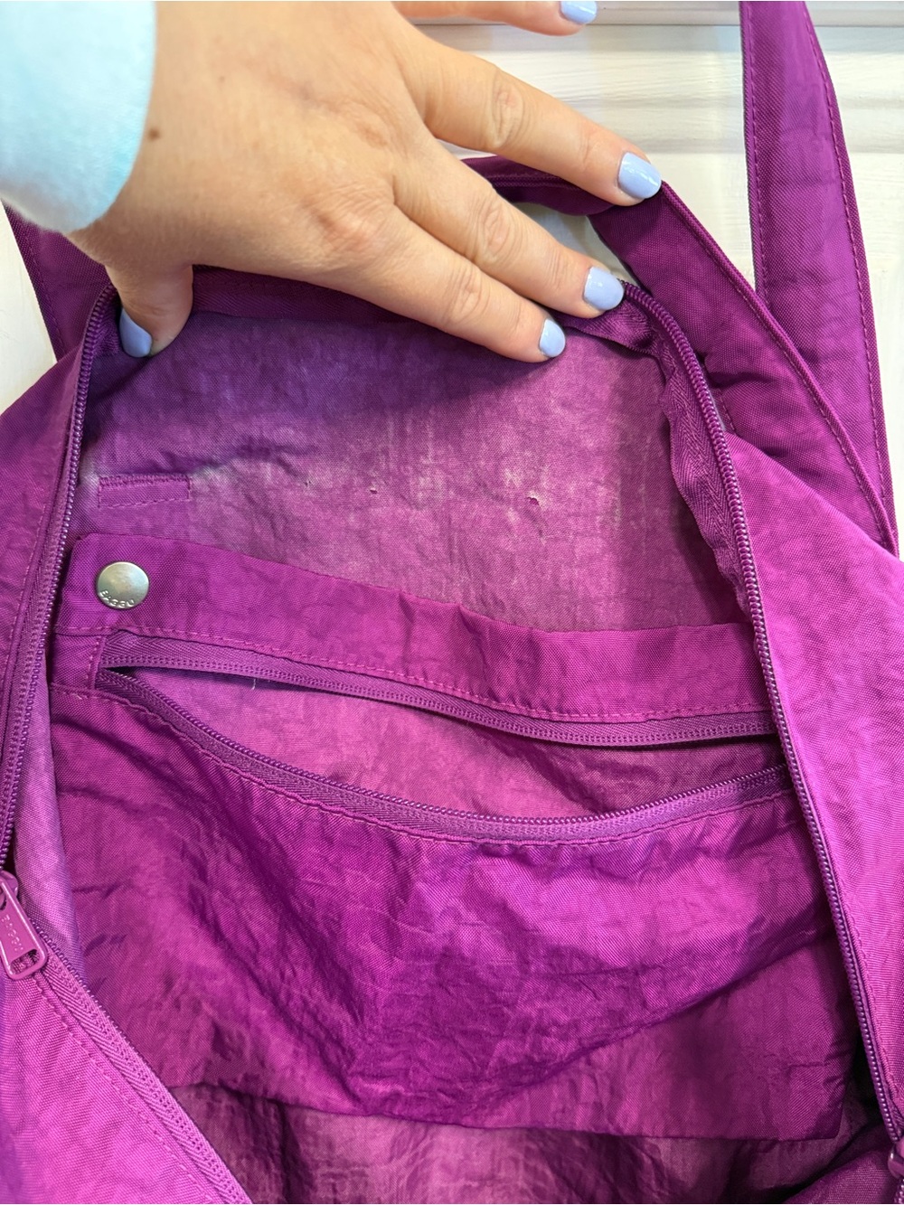 BAGGU Cloud Travel bag in Orchid - Picture 5 of 10
